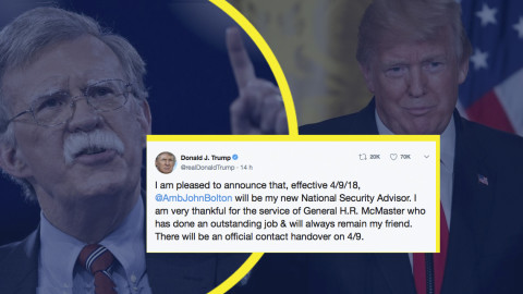 Trump nombra a John Bolton su asesor de Seguridad Nacional