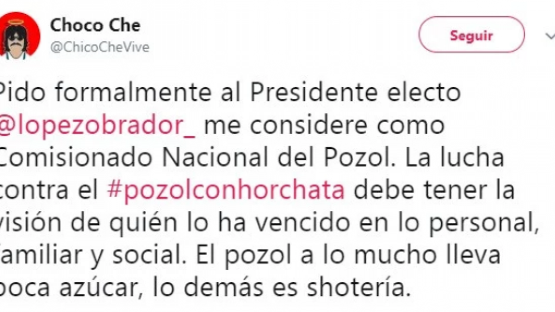 Carmen Campuzano: "#PidoFormalmenteAlPresidenteElecto"