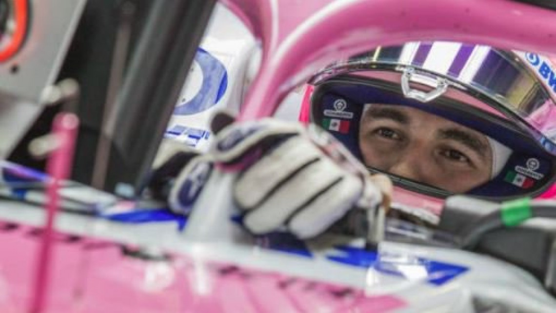 Sergio Pérez se lleva el tercer lugar en el podio de Azerbaiyán