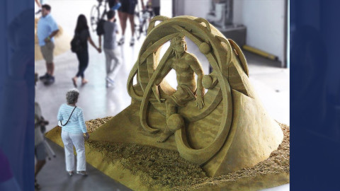 Sorprendentes esculturas de arena 