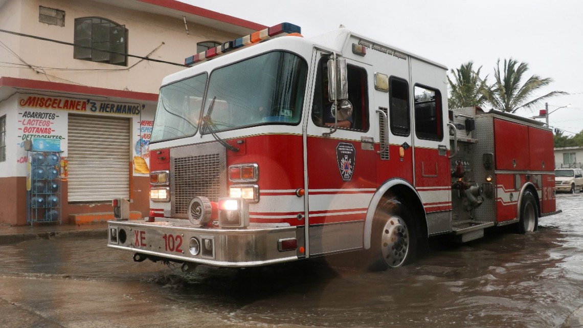 Vandalizado encontraron parque vehicular de PC Madero