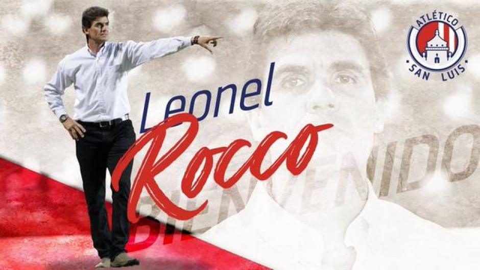 Leonel Rocco es el nuevo DT del Atlético de San Luis