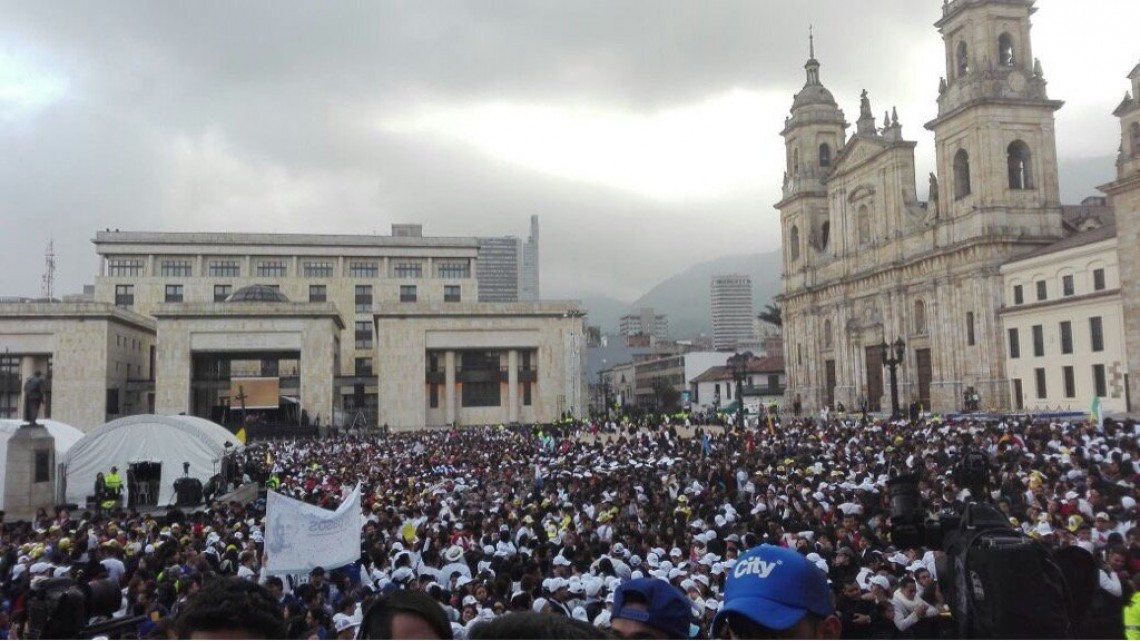 Los jóvenes son la esperanza de Colombia: Papa Francisco