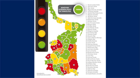 Registra SST 69 nuevos casos de COVID-19 en Tamaulipas