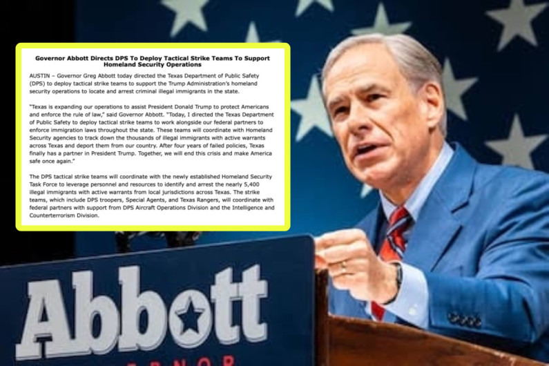 Abbott pide al DPS de Texas que despliegue equipos de ataque táctico para `apoyar las operaciones de Seguridad Nacional´