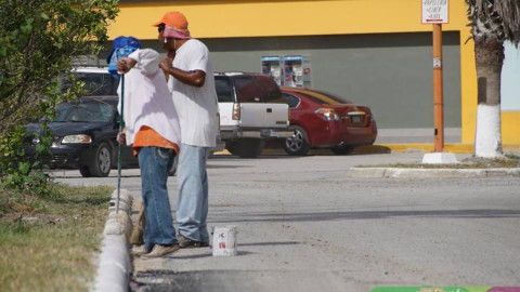 Realizan trabajos en colonia Brisas del Campo