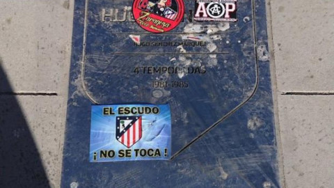 Vandalizan placa conmemorativa de Hugo Sánchez