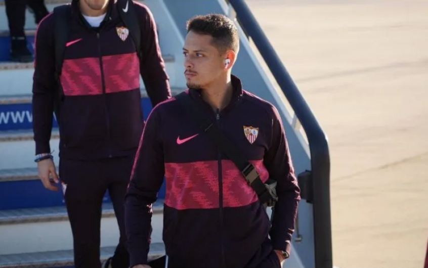 Chicharito no entre en convocatoria del Sevilla para el juego contra Madrid