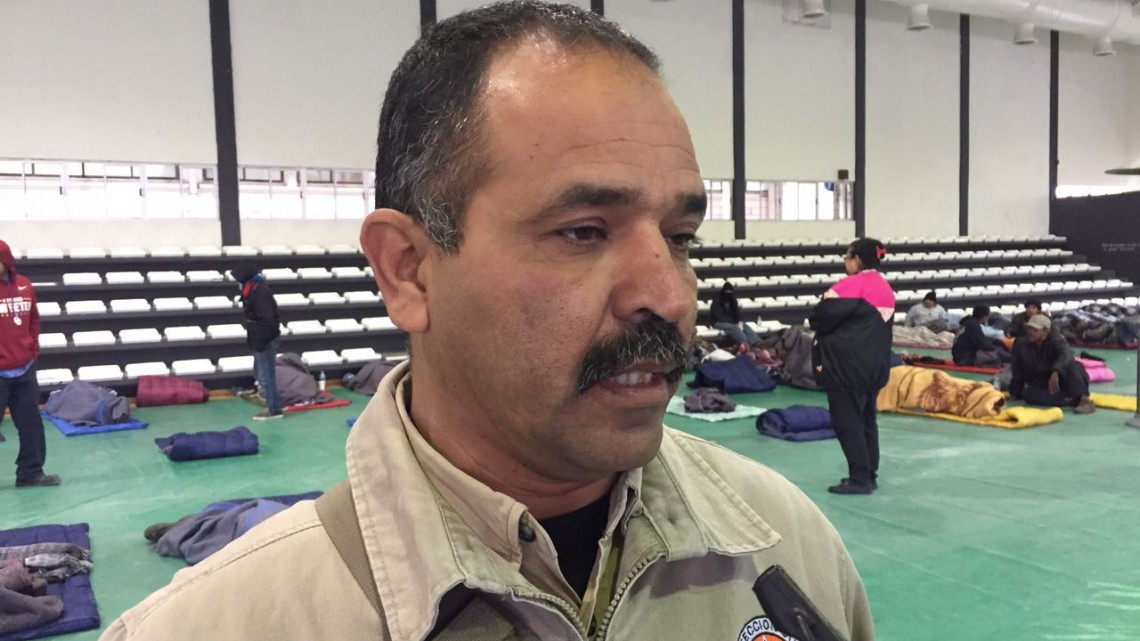 Resguardan a más de 60 personas en el albergue