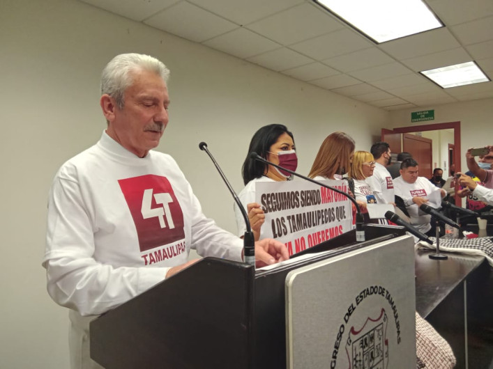 Tamaulipas vive la vergüenza de tener otro gobernador que tendrá que huir: Morena