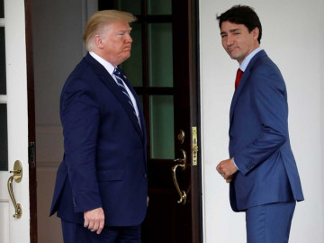 Inician Trump y Trudeau conversaciones en la Casa Blanca