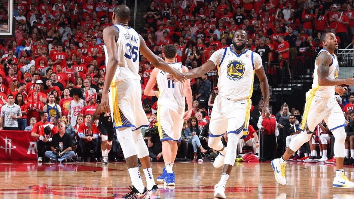 Warriors ganan el primer partido ante los Rockets en final Oeste de la NBA