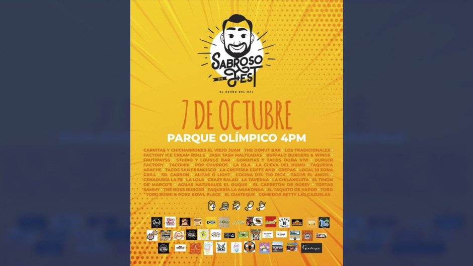 Anuncian el sabroso fest 
