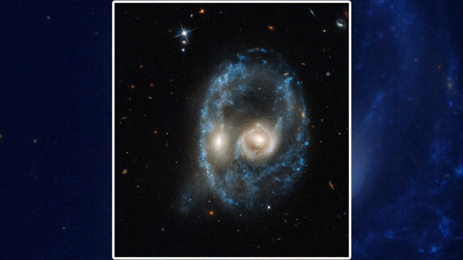 El “siniestro rostro” de dos galaxias ante una colisión