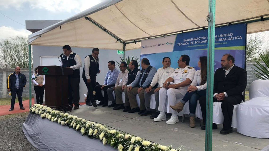 Inauguran unidad técnica de soldadura sub-acuática
