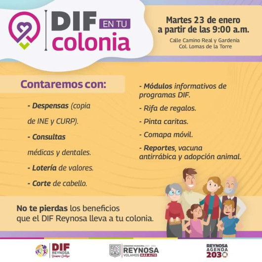 DIF Reynosa invita a Brigada