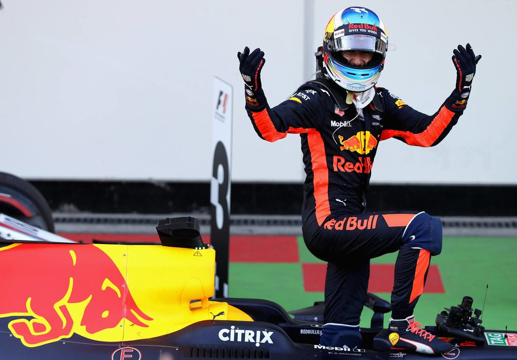 Daniel Ricciardo (Red Bull) gana el Gran Premio F1 de Azerbaiyán