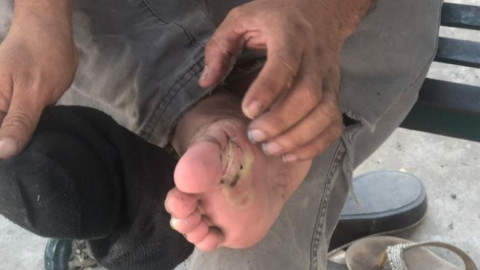 Migrante llega a Reynosa con heridas tras 60 horas de caminata 