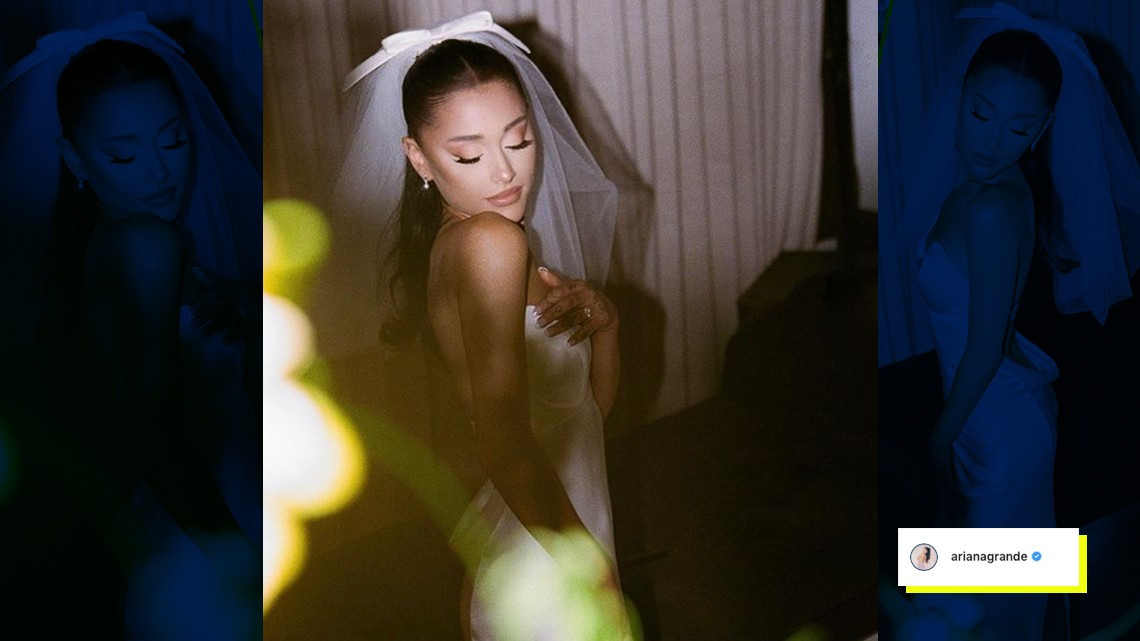 Ariana Grande comparte las primeras instantáneas de su boda