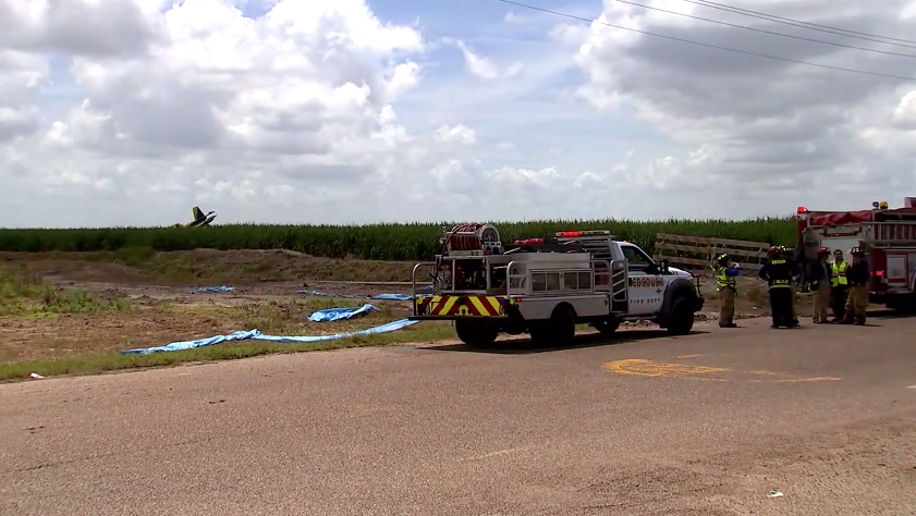 Cae avioneta en Edcouch, Texas 