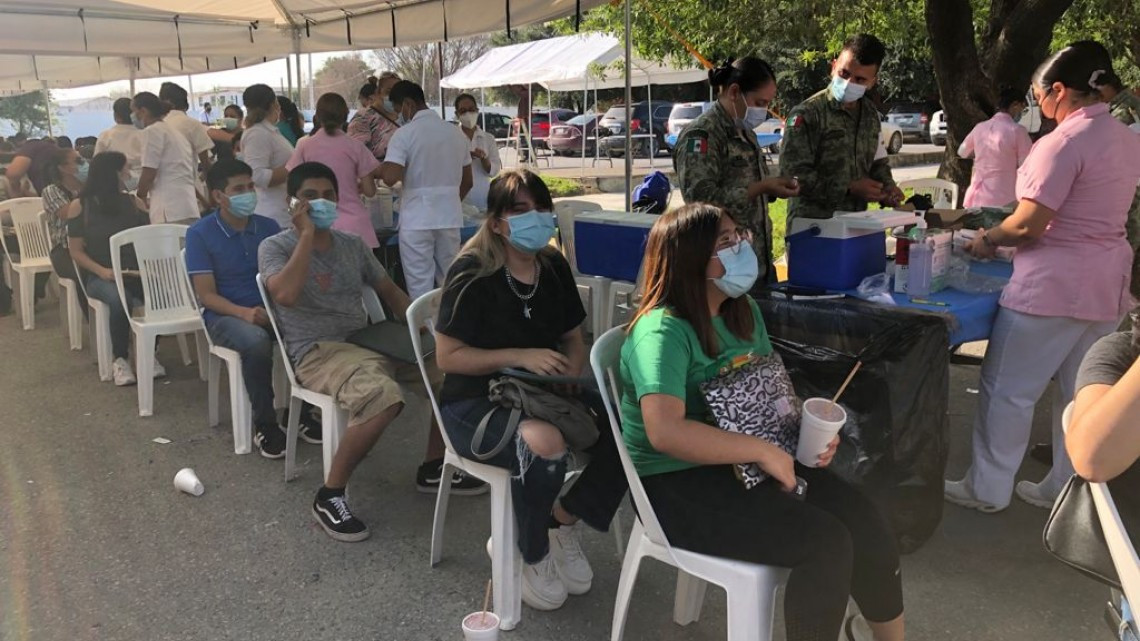 Arranca vacunación para jóvenes reynosenses de 18 a 39 años