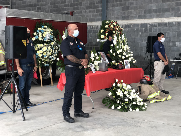 Rinden guardia de honor a comandante fallecido en PCyB