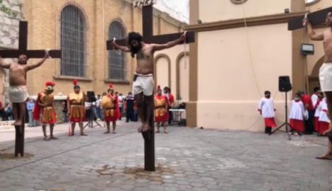 Viven reynosenses Pasión de Cristo