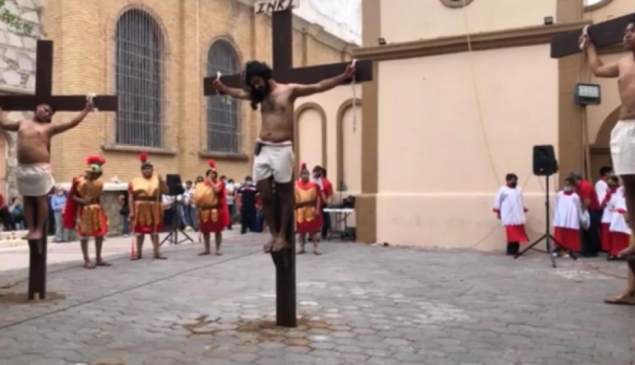 Viven reynosenses Pasión de Cristo