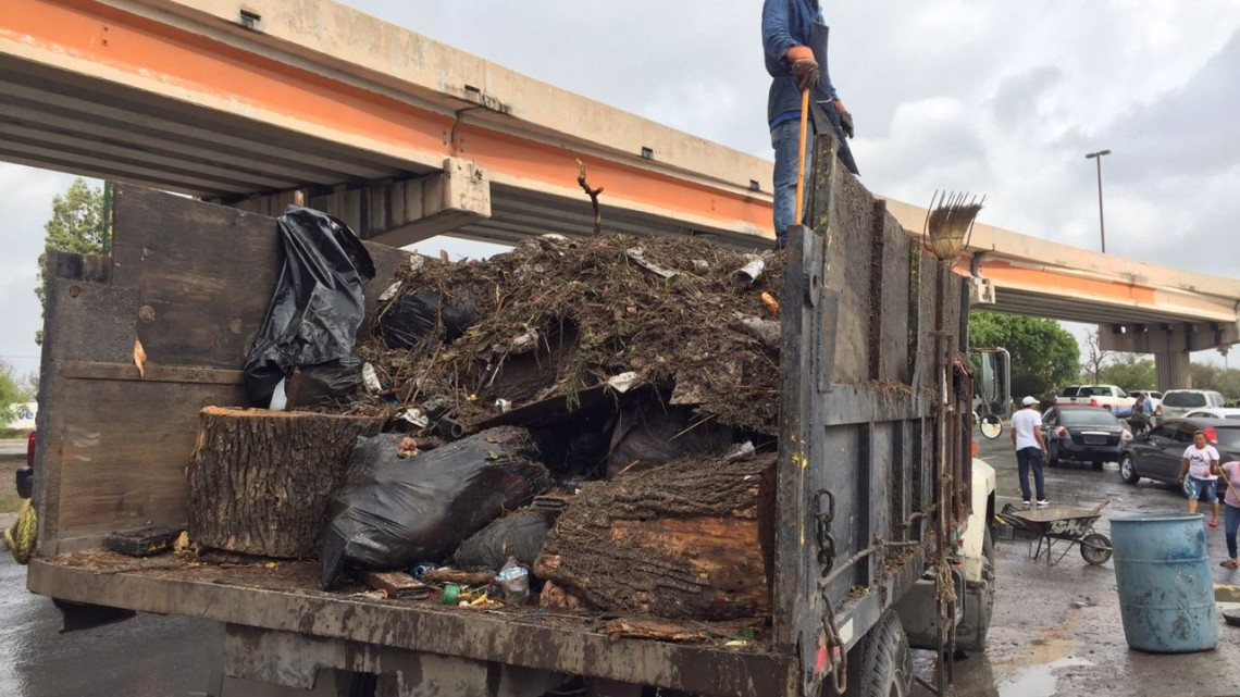 Instalan nueve bombas hidroflow para desaguar Matamoros