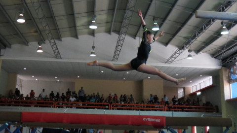 Atletas listos para estatal de Gimnasia Artística.
