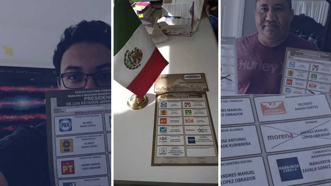 Mexicanos residentes en el extranjero muestras apoyo a AMLO