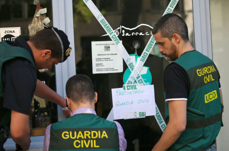 Presuntos miembros de la mafia italiana detenidos en tres países