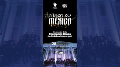 Vivirán neolaredenses gran concierto de la Centenaria Banda de Música Municipal en la Casa Longoria