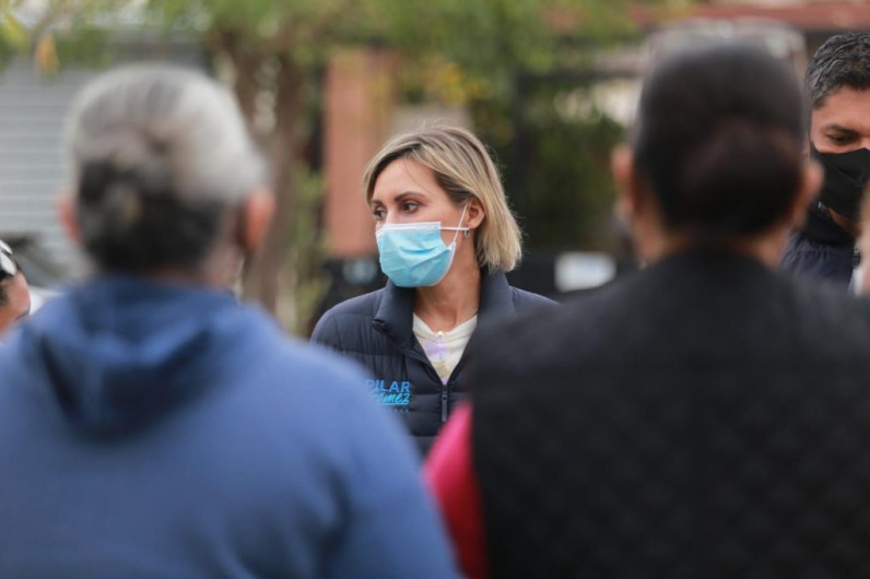 Seguiré visitando las colonias para atender sus peticiones: Pilar