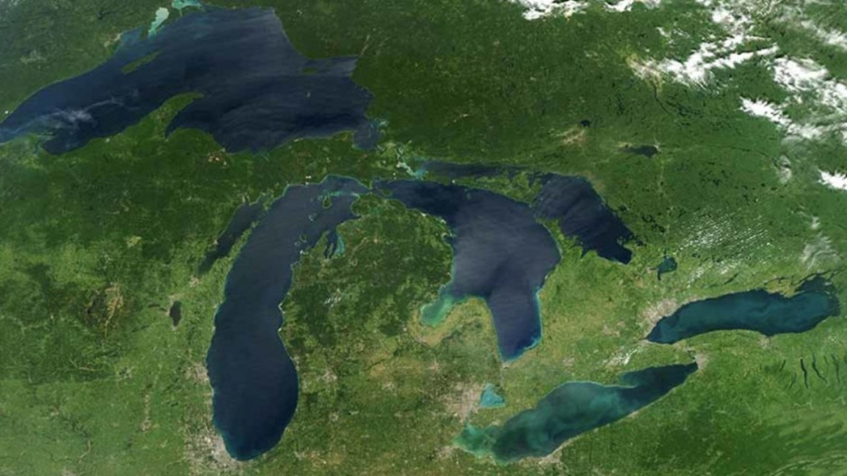 Así se ve el frío extremo de EU desde el espacio