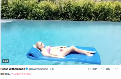 Resse Witherspoon confirma Legally Blonde 3