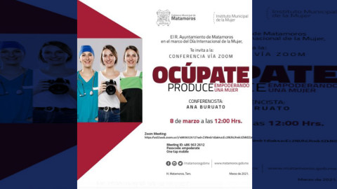 Preparan conferencias para el día internacional de la Mujer