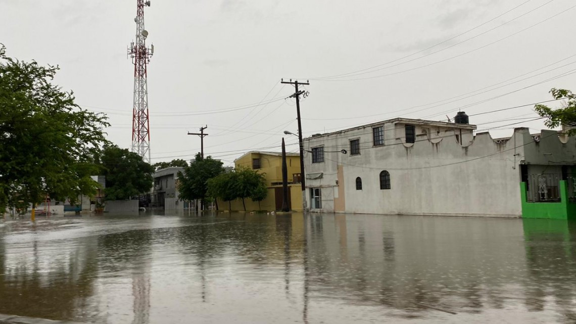Causa 'Hannah' múltiples daños y más de 11 pulgas de agua en Reynosa
