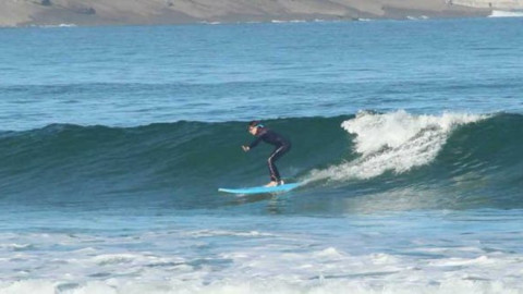 La primera surfista invidente española en entrar al Campeonato Mundial de Surf Adaptado