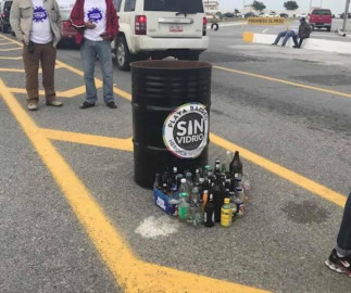 Decomisará control ambiental botellas de vidrio