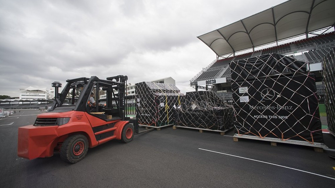 Llegan a la CDMX aviones de la F1 previo al GP