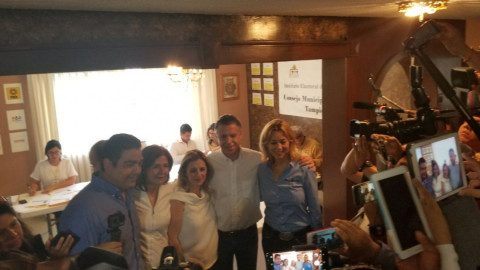 Chucho Nader formaliza su candidatura a la alcaldía de Tampico