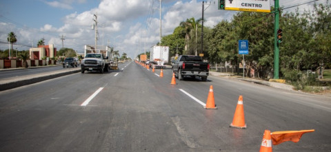 El Gobierno de Matamoros sigue avanzando en la modernización de la avenida Lauro Villar