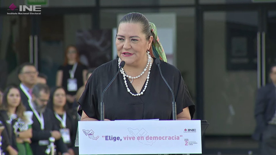 Con Ceremonia Cívica, INE da inicio a la Jornada Electoral 2024