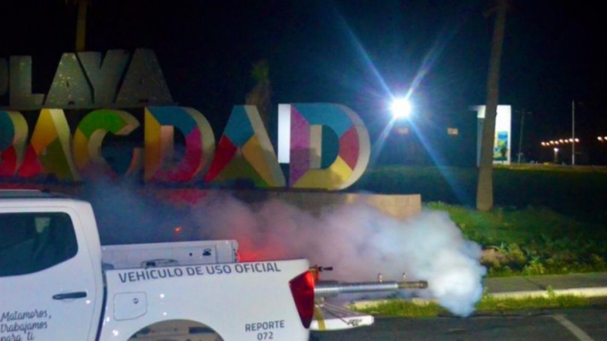 Continúa Gobierno de Matamoros con acciones de fumigación para proteger salud de ciudadanos