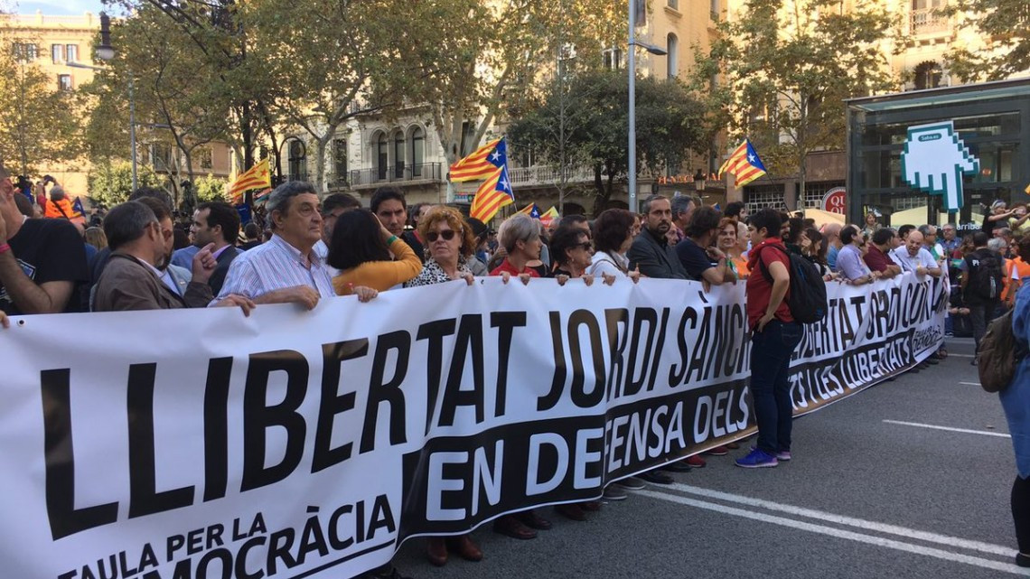 Así se vive la marcha en Barcelona