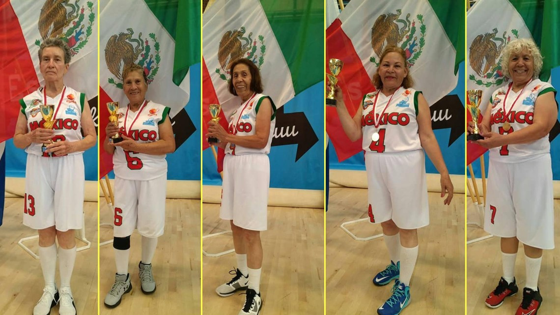 Abuelitas mexicanas ganan Mundial de básquetbol en Finlandia