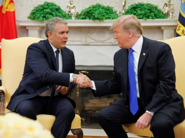 Iván Duque se reúne con Donald Trump en la Casa Blanca