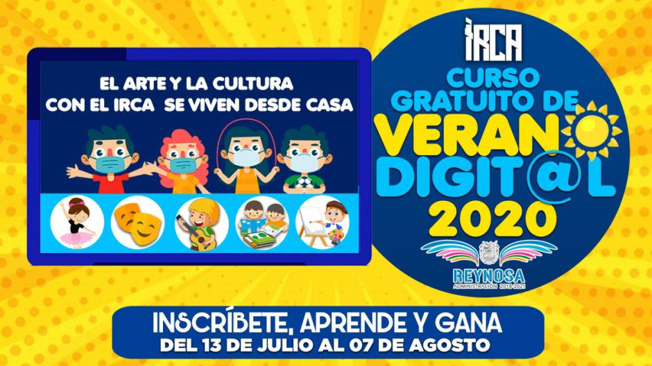 Invita IRCA a participar en sorteo de Curso de Verano Digital 2020
