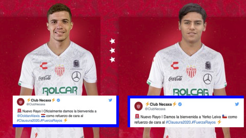 Necaxa se refuerza con el chileno Leiva y el paraguayo Doldán